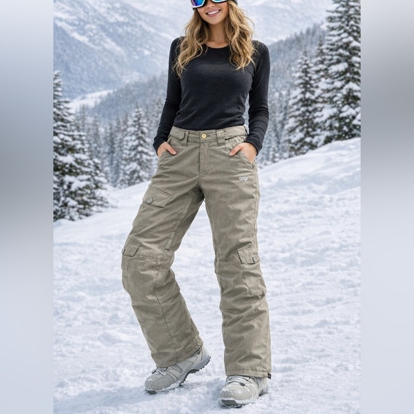 Orage Pants - Orage Women's tan Snowboarding Pants size M